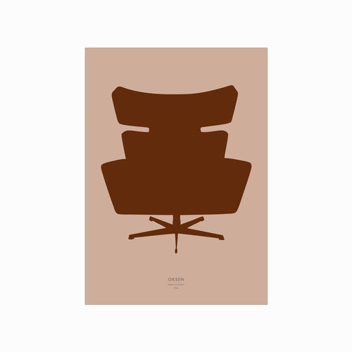 Arne Jacobsen – The Ox Chair art poster