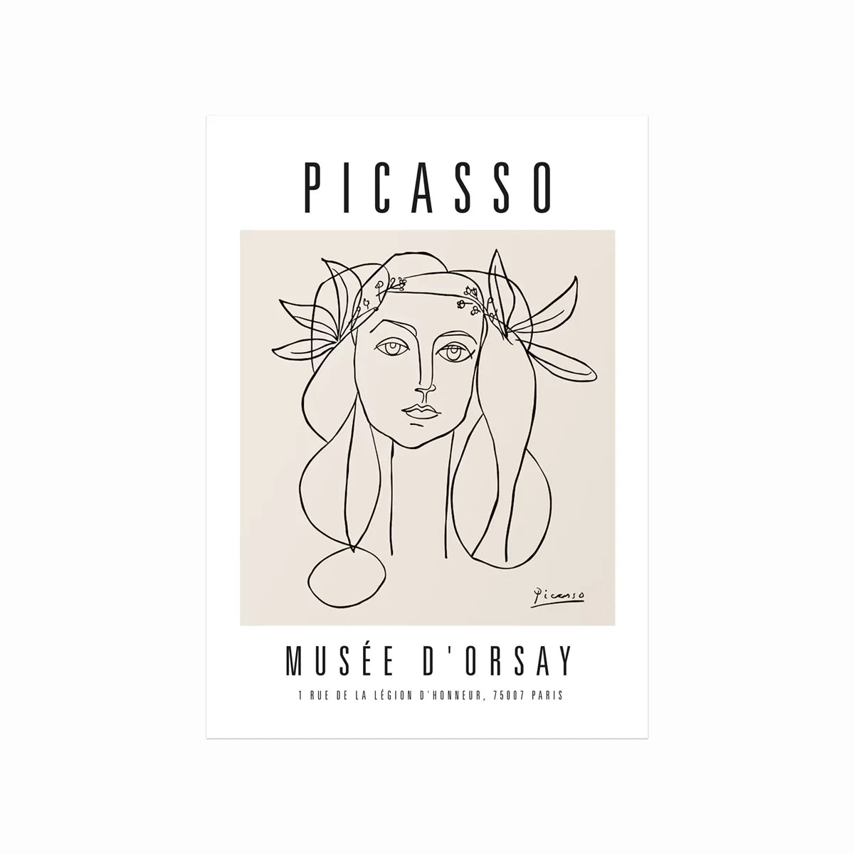 Pablo Picasso – Visage art poster