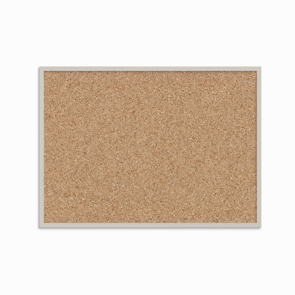 Cork Notice Board – Cashmere Gray Frame
