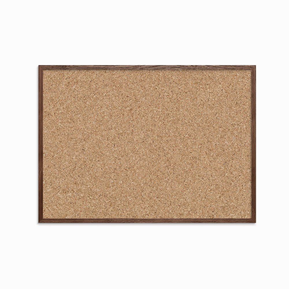 Cork Notice Board – Dark Oak Frame