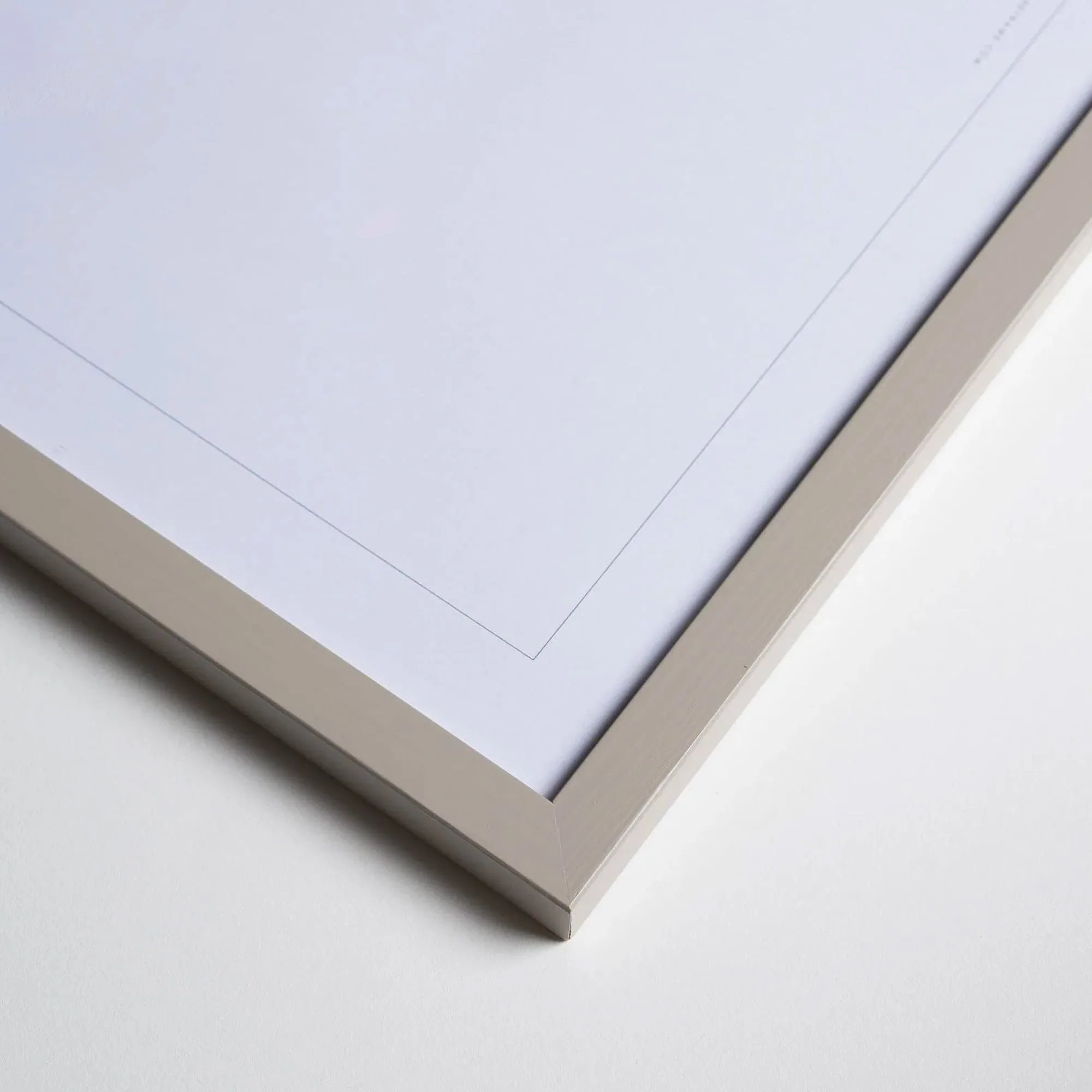 Frame – Cashmere Grey Wood (Acrylic Glass)