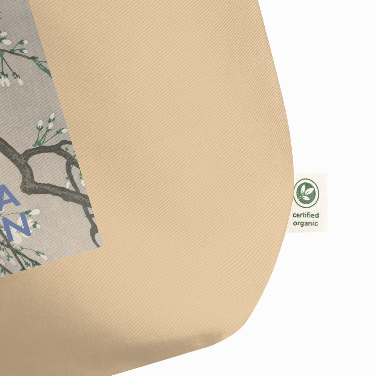 Organic Cotton Tote Bag – Ohara Koson (Birds on a Cherry Branch)