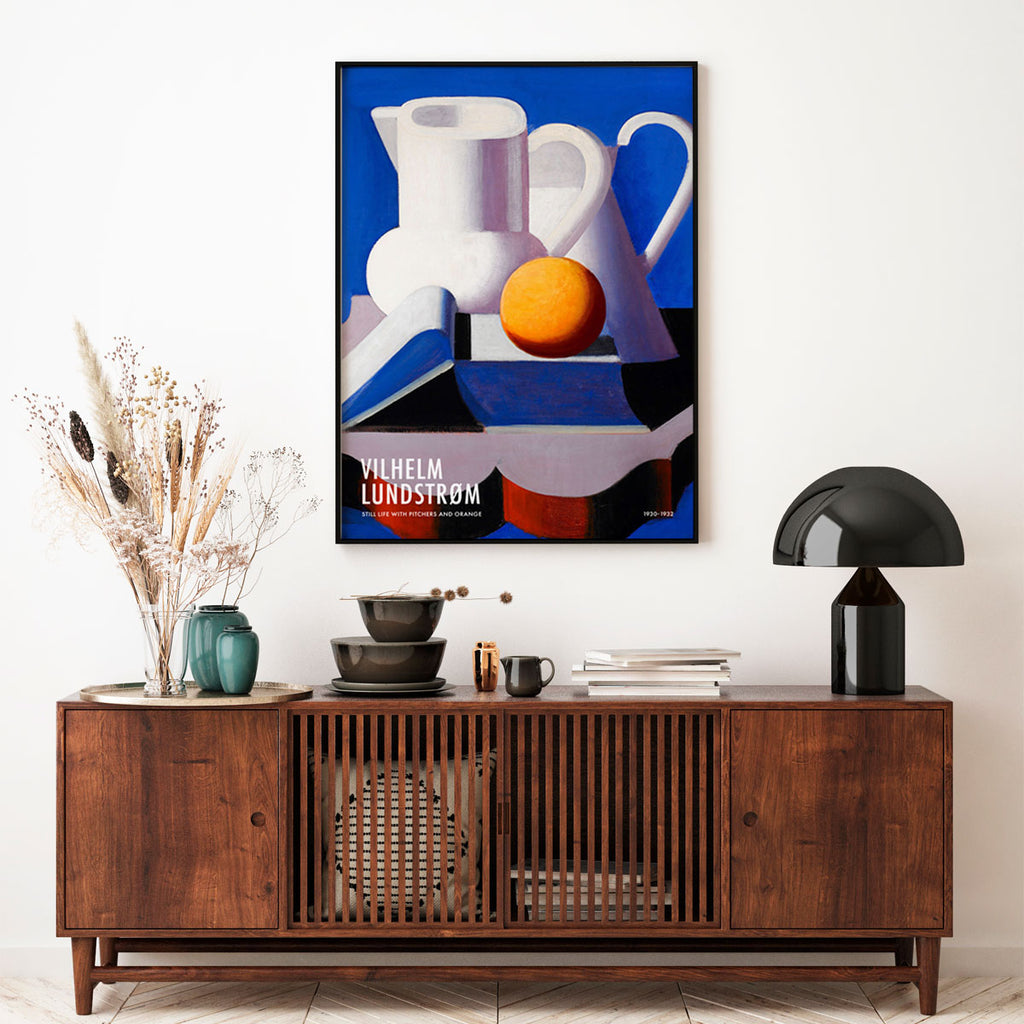 Vilhelm Lundstrøm – Still Life with pichers and Orange